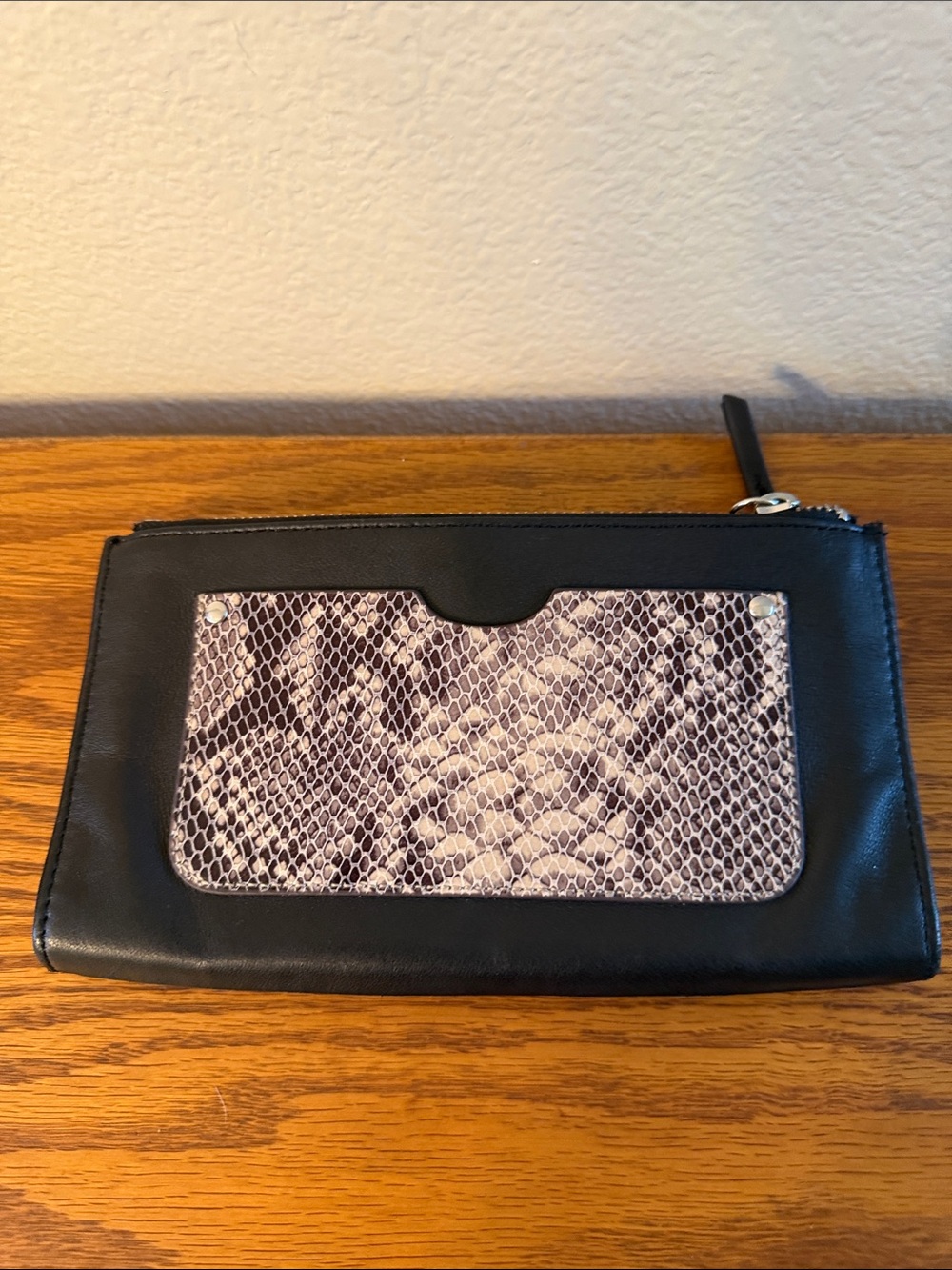 Margot Double Zip Clutch Purse